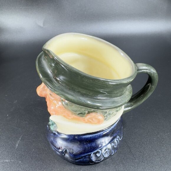 Royal Doulton Captain Cuttle Toby Jug Creamer Fine Porcelain Small Pitcher VTG - Picture 7 of 14